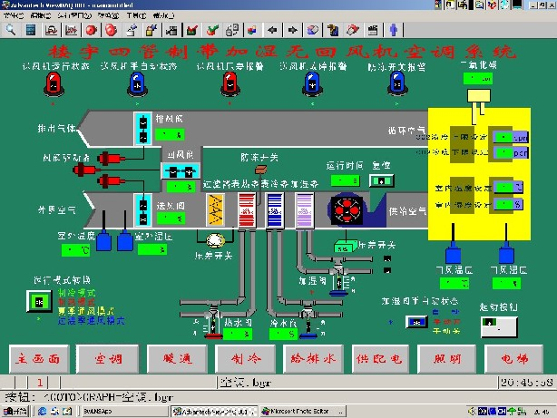 LG-L01型 樓宇空調(diào)監(jiān)控系統(tǒng)實驗實訓裝置